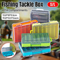 Multifunctional Fishing Bait Storage Box Accessories Gear Organizer Tool Box - Blue-S