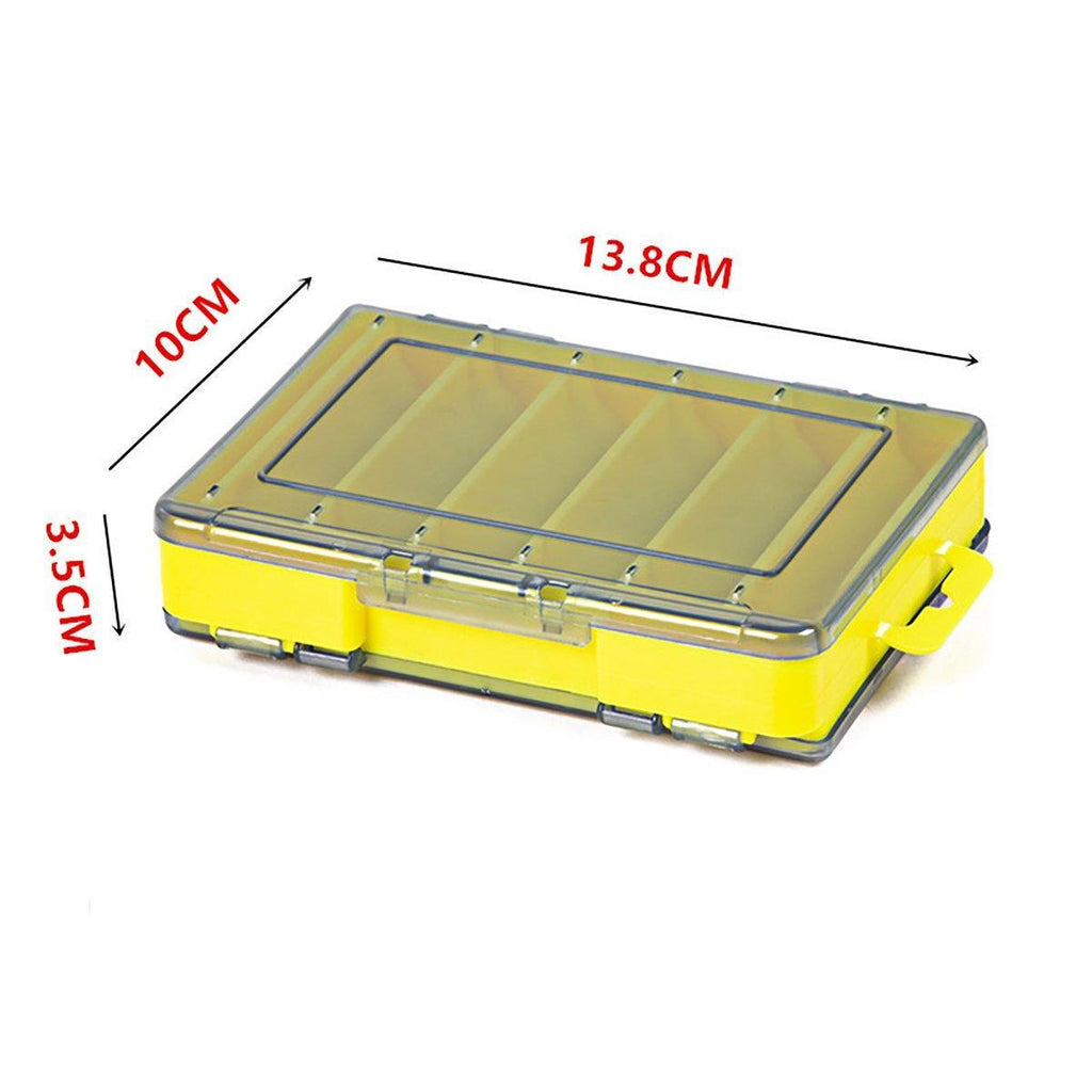 Multifunctional Fishing Bait Storage Box Accessories Gear Organizer Tool Box - Blue-S