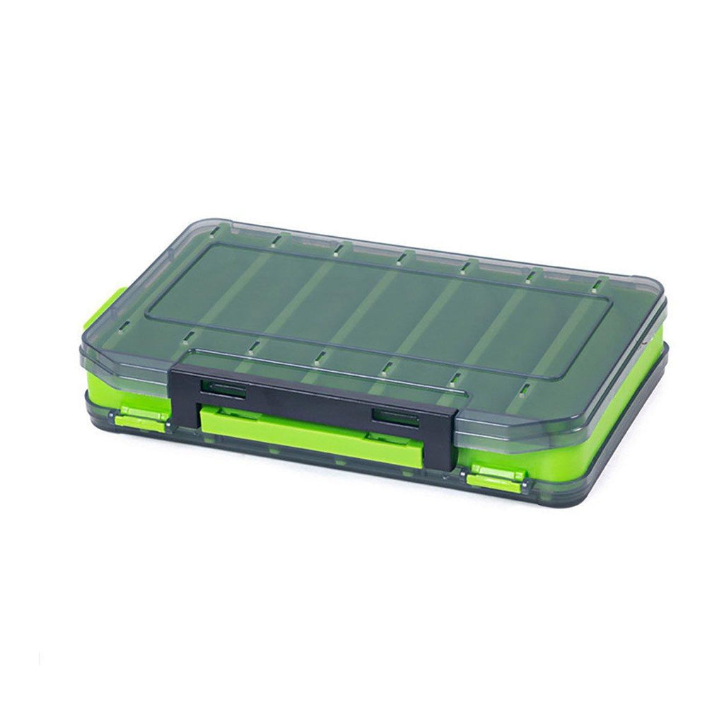 Multifunctional Fishing Bait Storage Box Accessories Gear Organizer Tool Box - Green-L