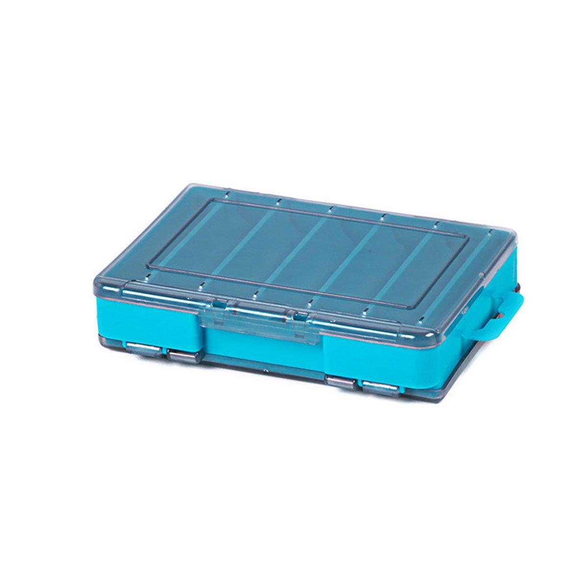 Multifunctional Fishing Bait Storage Box Accessories Gear Organizer Tool Box - Green-L