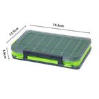 Multifunctional Fishing Bait Storage Box Accessories Gear Organizer Tool Box - Grey-S