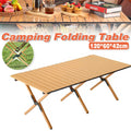 Folding Table Portable Picnic Camping Table Egg Roll Multi Function Outdoor