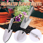 Stainless Steel Scale Spade Gardening Shovel Small Gardens Succulents Plant Tool