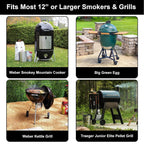 Barbecue Grill Net Outdoor BBQ Rack Cooking Basket Baking Tool Picnic Camping - Silver