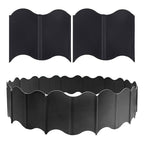 20PCS Garden Edging Fence Decorative Plastic Lawn Border Panels Landscaping - Green