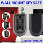 1X Outdoor Wall Mount Spare Key Safe Box Lock Holder Water Weather Proof New