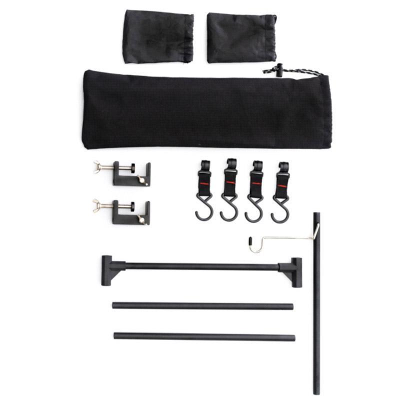 Outdoor Camping Hanging Rack Desktop Shelf Table Side Storage Camping Organizer