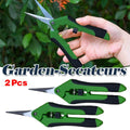 2Pcs Pruning Shears Plant Scissors Trim Trees Snips Branch Garden Secateurs Tool