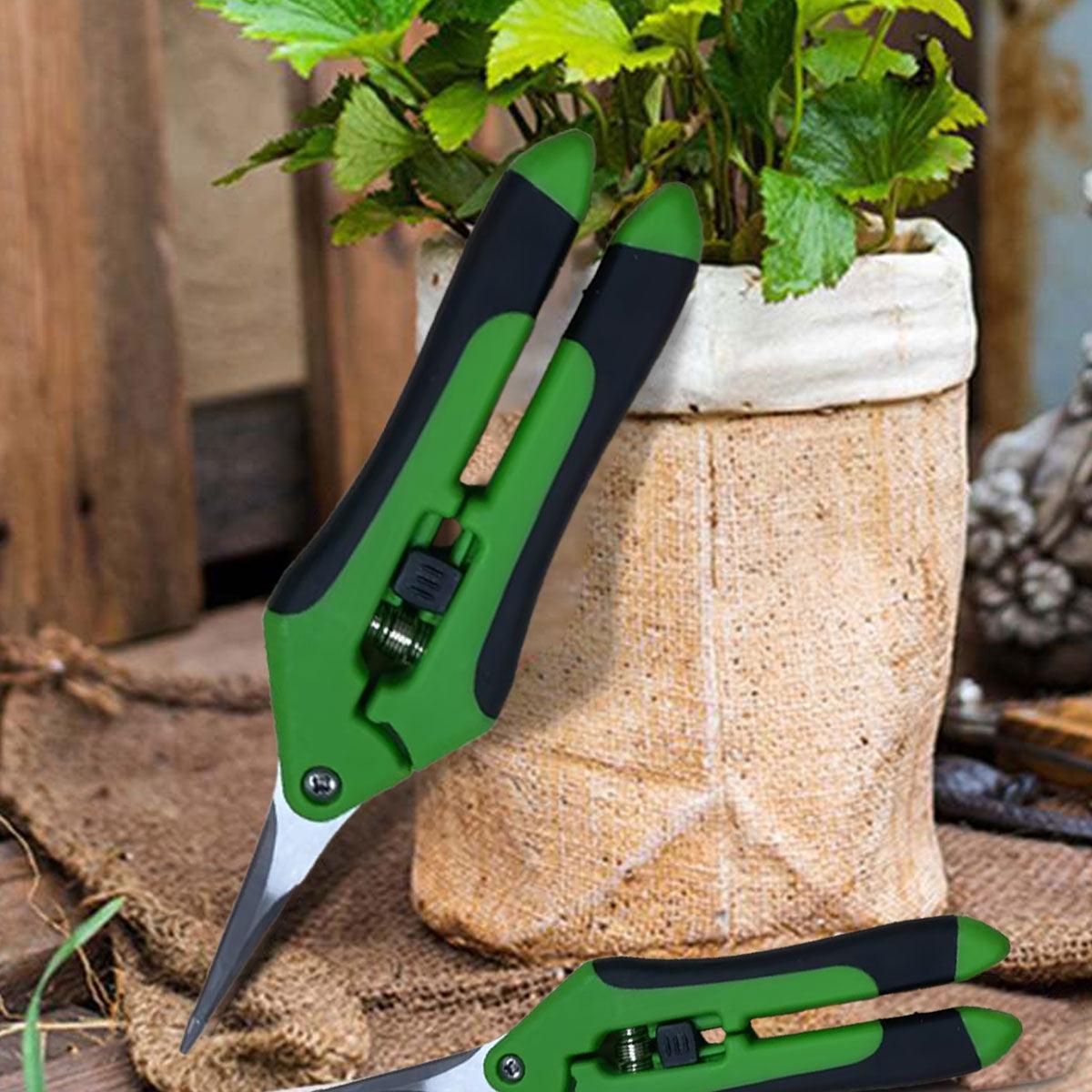 2Pcs Pruning Shears Plant Scissors Trim Trees Snips Branch Garden Secateurs Tool