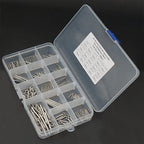 150PCS box 15 Kinds Stainless Steel Split Cotter Pins Assortment Kit Tools cherr