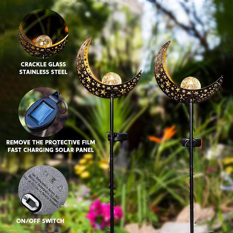 Solar Lights LED Garden Decor Outdoor Path Lights Lawn Light Lantern Lamp - 1X Sun