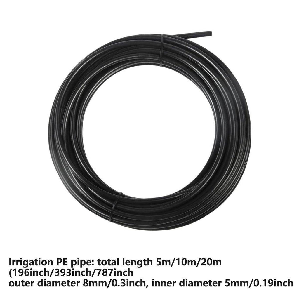 5M 10M 20M Garden Watering System Adjustable Spray Irrigation Hose Sprinkler - 10m