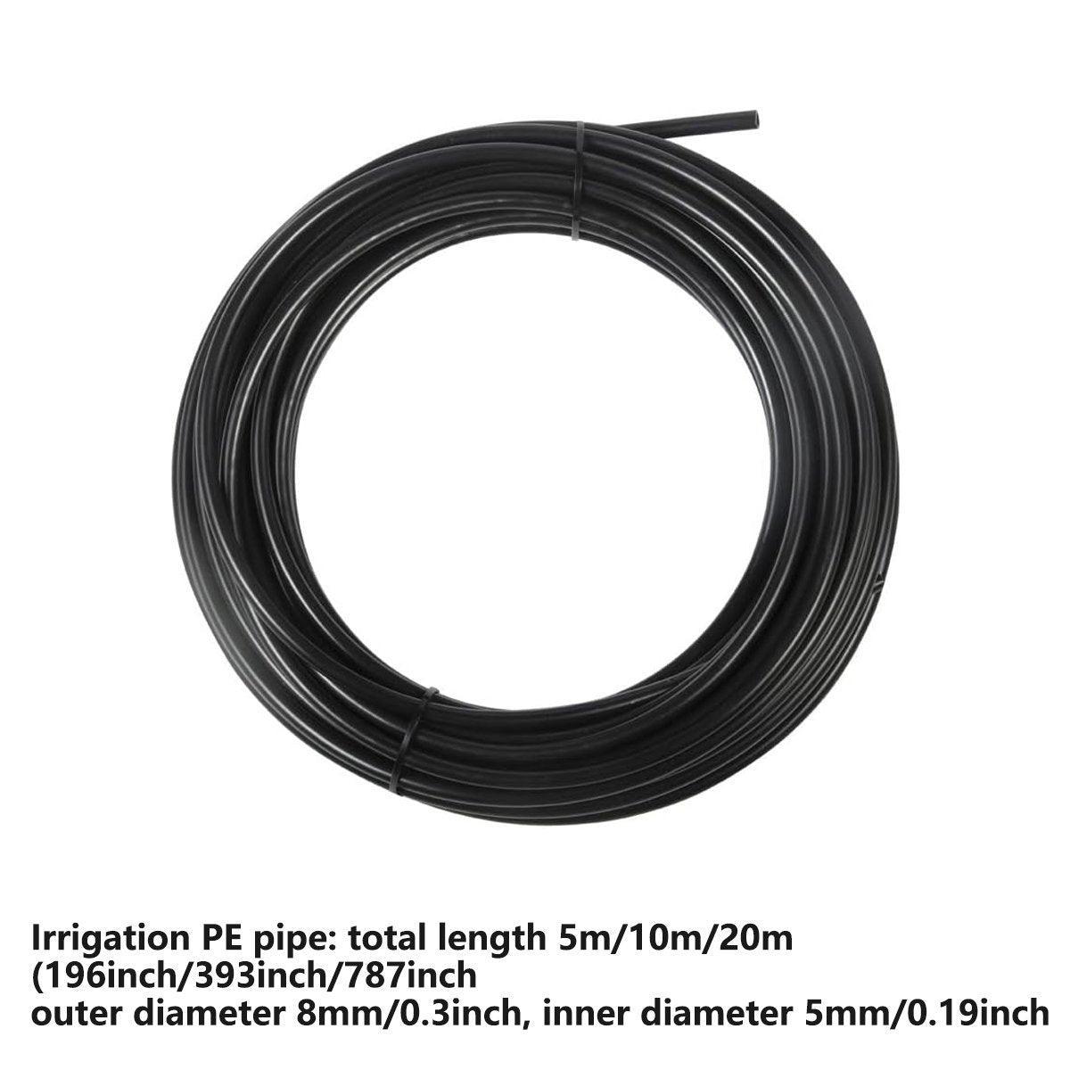 5M 10M 20M Garden Watering System Adjustable Spray Irrigation Hose Sprinkler - 20m