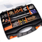 Clear Plastic Storage Box Multi Compartment Organizer for Small Parts Beads - BF-312