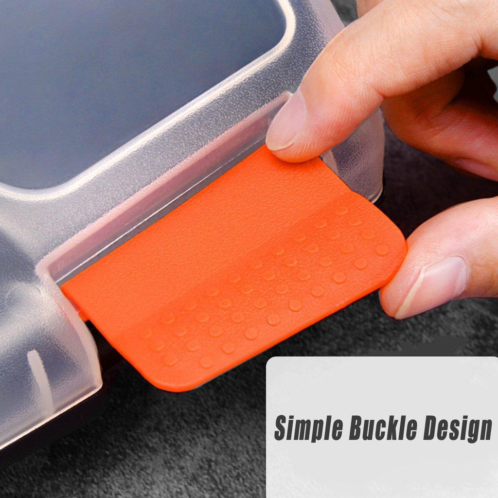 Clear Plastic Storage Box Multi Compartment Organizer for Small Parts Beads - BF-312