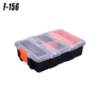 Clear Plastic Storage Box Multi Compartment Organizer for Small Parts Beads - BF-312