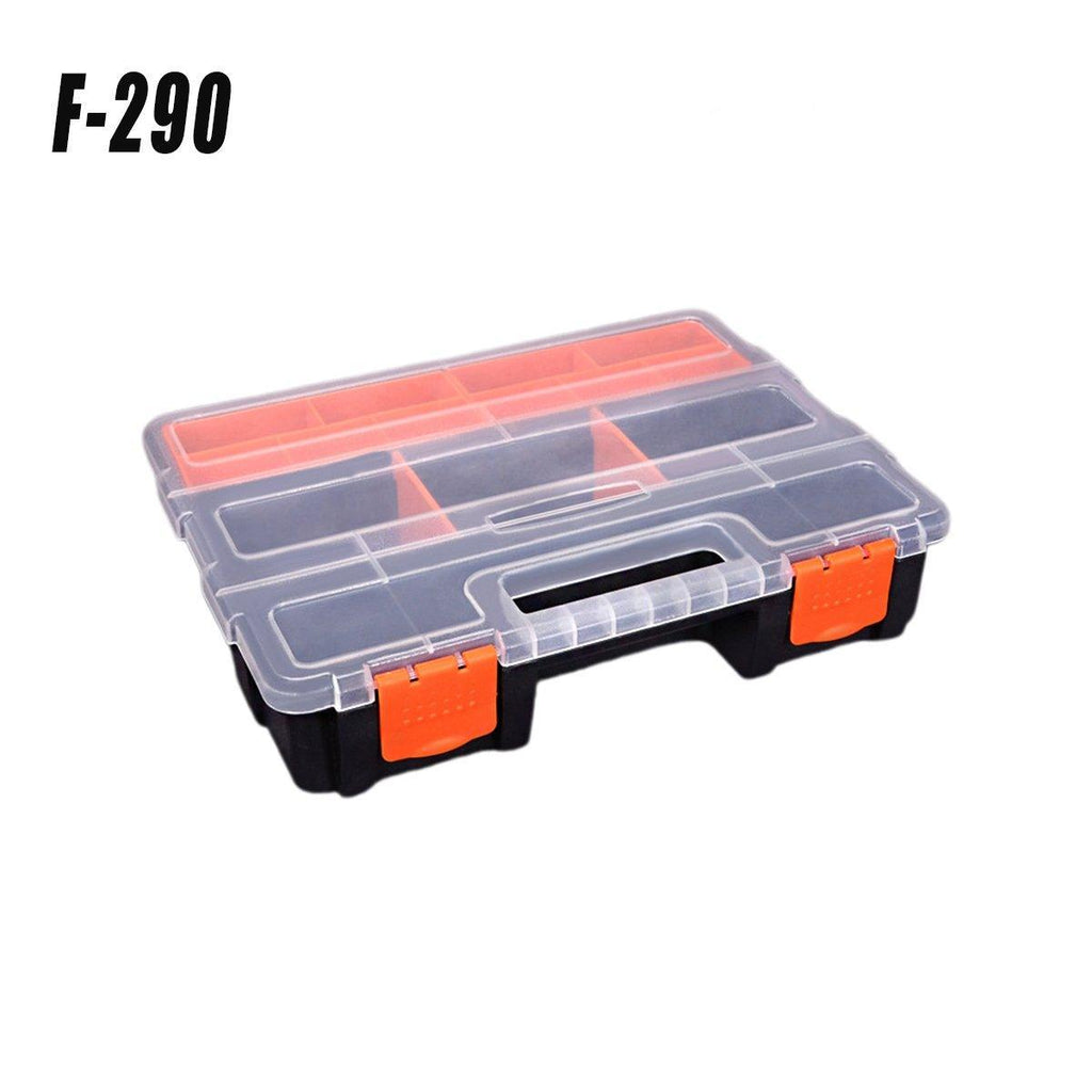 Clear Plastic Storage Box Multi Compartment Organizer for Small Parts Beads - BF-312