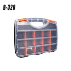 Clear Plastic Storage Box Multi Compartment Organizer for Small Parts Beads - BF-312