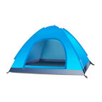 Outdoor Camping Tent Portable Sun Protection Lightweight Quick Setup Shelter - Orange 2-3 Person