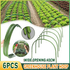 6PCS Greenhouse Plant Hoops Garden Tunnel Support for Row Covers and Netting