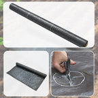 Heavy Duty Weed Control PP Woven Fabric Weed Mat Gardening Plant 1.83m x 30m