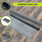 Heavy Duty Weed Control PP Woven Fabric Weed Mat Gardening Plant 1.83m x 30m