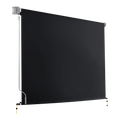 Retractable Straight Drop Roll Down Awning Garden Patio Screen 3.0X2.5M