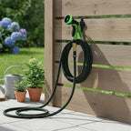 30m Heavy Duty Expandable Flexible Garden Hose with Water Spray Nozzle
