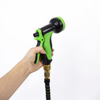 30m Heavy Duty Expandable Flexible Garden Hose with Water Spray Nozzle