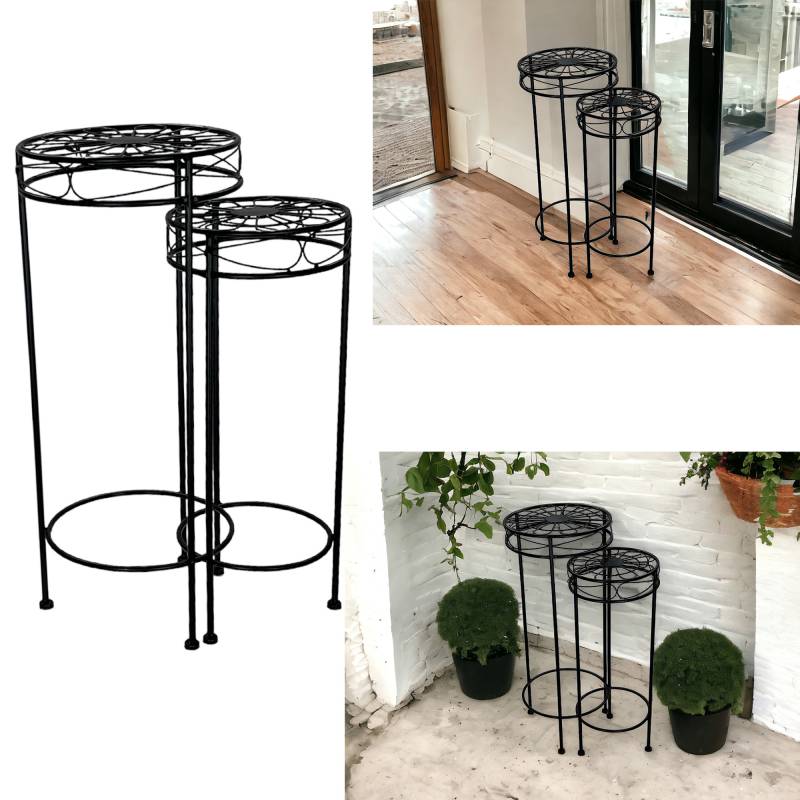 Set 2 Tracey Plant Stand 30x70cm