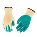 bulk 24 Polyester Shell w Latex Coat Garden Glove