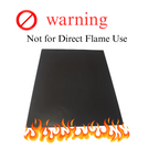 ASMOKE Premium Copper & Black BBQ Grill Mats (2-Pack) - Non-Stick PTFE Coating, Cooking Mats| Reusable and Easy to Clean