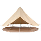 VEVOR Canvas Bell Tent 5m/16.4ft 4-Season Camping Yurt Tent with Stove Jack