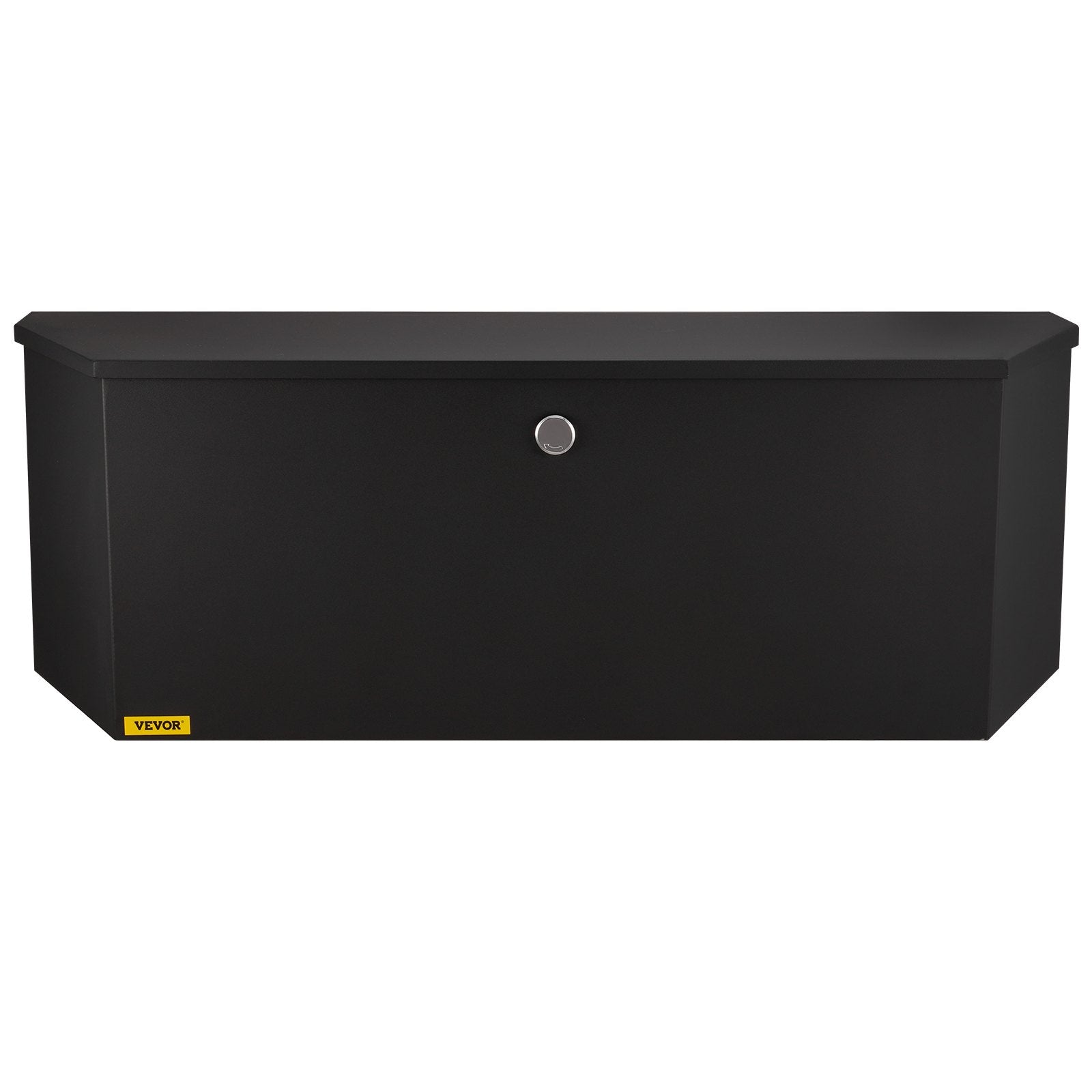 VEVOR Trailer Tongue Box, Carbon Steel Tongue Box Tool Chest, Heavy Duty Trailer Box Storage with Lock and Keys, Utility Trailer Tongue Tool Box for Pickup Truck Bed, RV Trailer, 91.44cmx30.48 cmx30.4