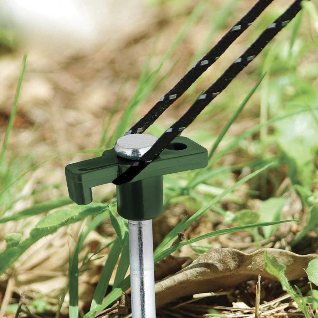 Heavy-Duty Storm Proof 10 Pack Galvanized Steel Rust Proof Tent Pegs