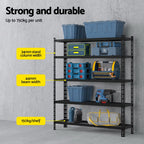 1.8MX1.2M Giantz Garage Shelving Warehouse Rack