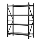 2Mx1.5M Giantz Garage Shelving Warehouse Rack Black
