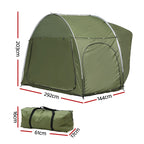 Weisshorn Camping Tent Car SUV Rear Hatchback Tents Canopy Portable Outdoor Family green