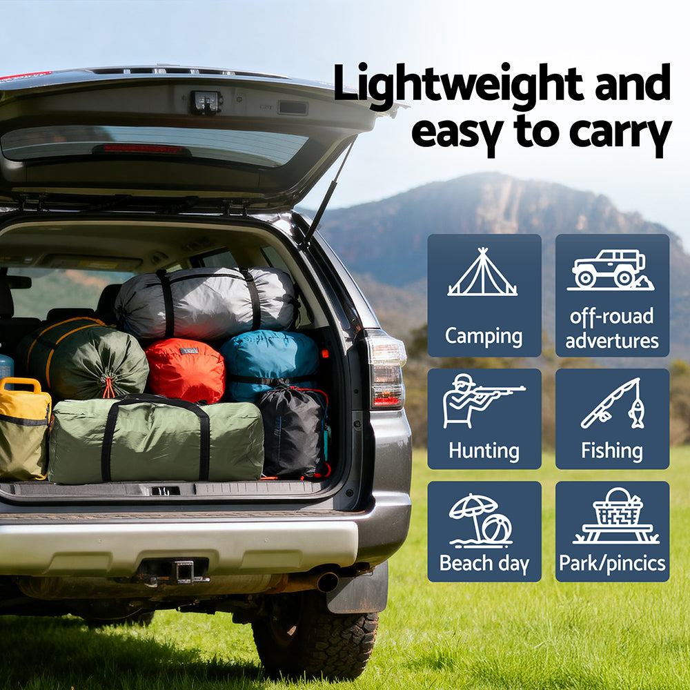 Weisshorn Camping Tent Car SUV Rear Hatchback Tents Canopy Portable Outdoor Family green