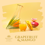 Grapefruit & Mango 100% Natural Fragrance Soy Candle Tin 165g