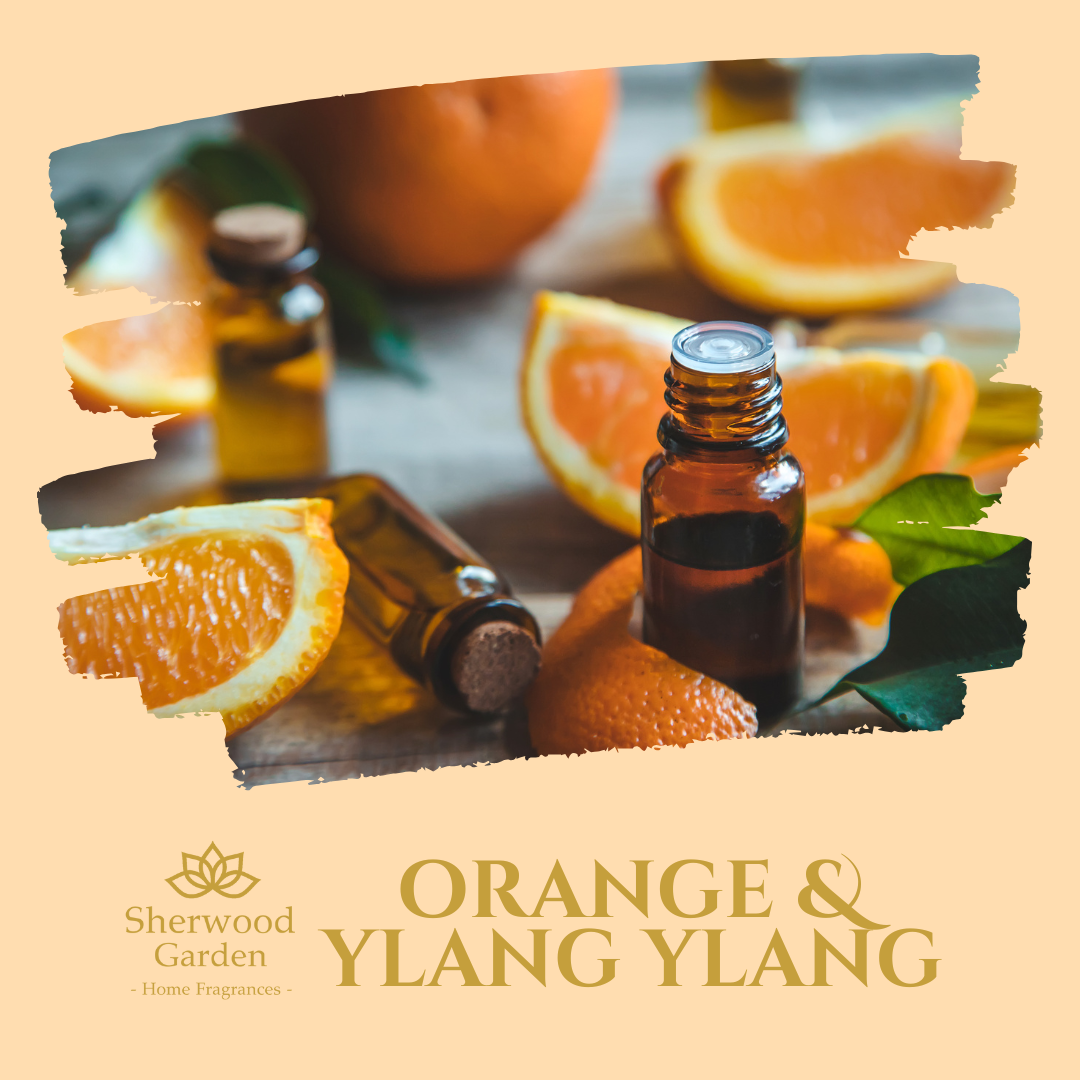 Orange & Ylang Ylang 100% Natural Fragrance Soy Candle Tin 165g