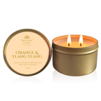 Orange & Ylang Ylang 100% Natural Fragrance Soy Candle Tin 165g