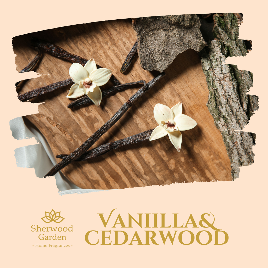 Vanilla & Cedarwood 100% Natural Fragrance Soy Candle Tin 165g