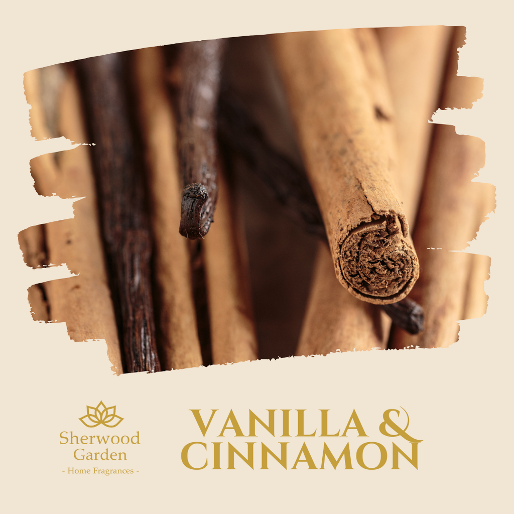 Vanilla & Cinnamon 100% Natural Fragrance Soy Candle Tin 165g